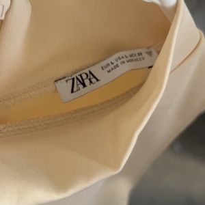 Zara turtle neck sleeveless crop top